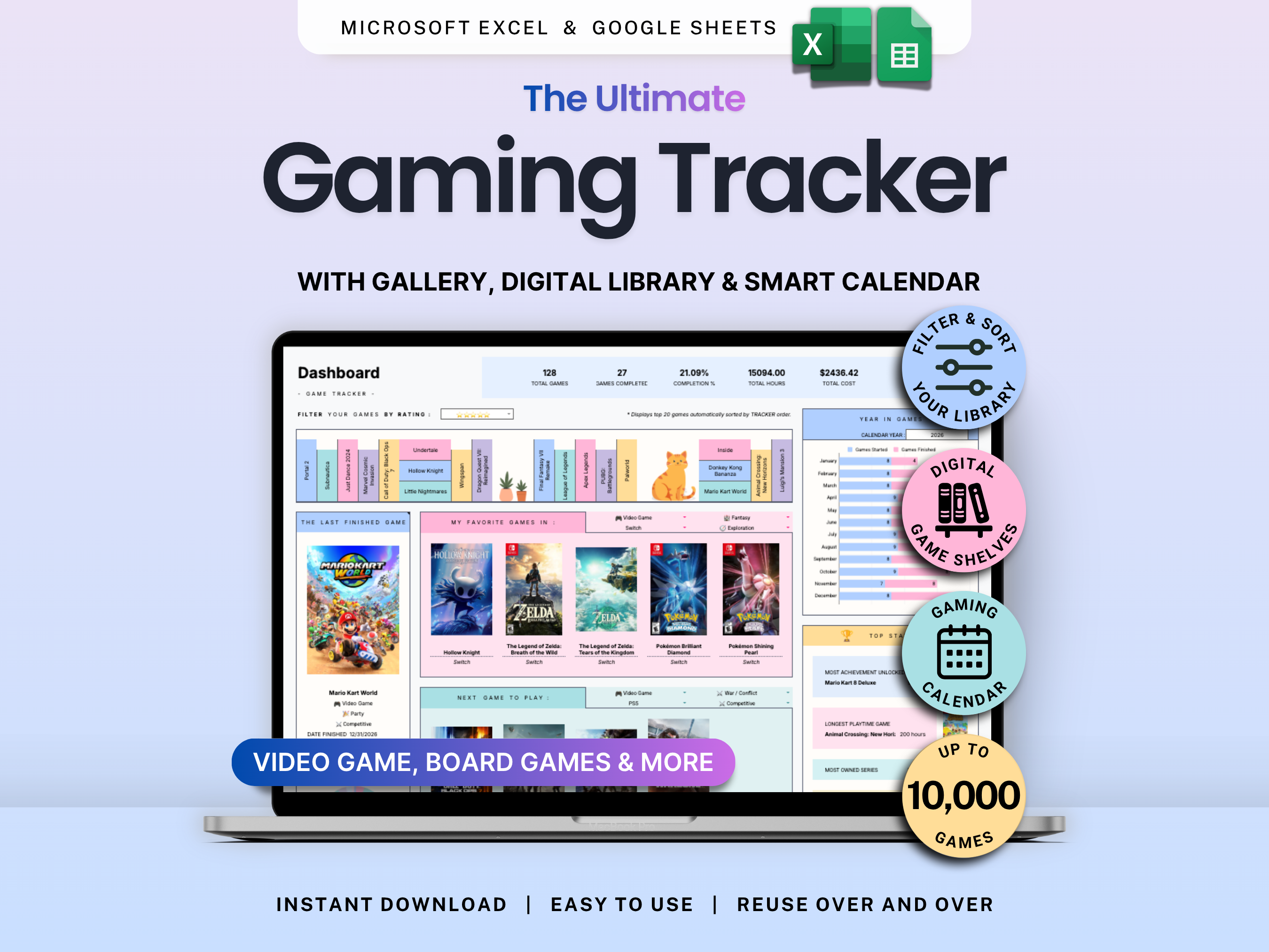 Gaming Tracker Video Games Library