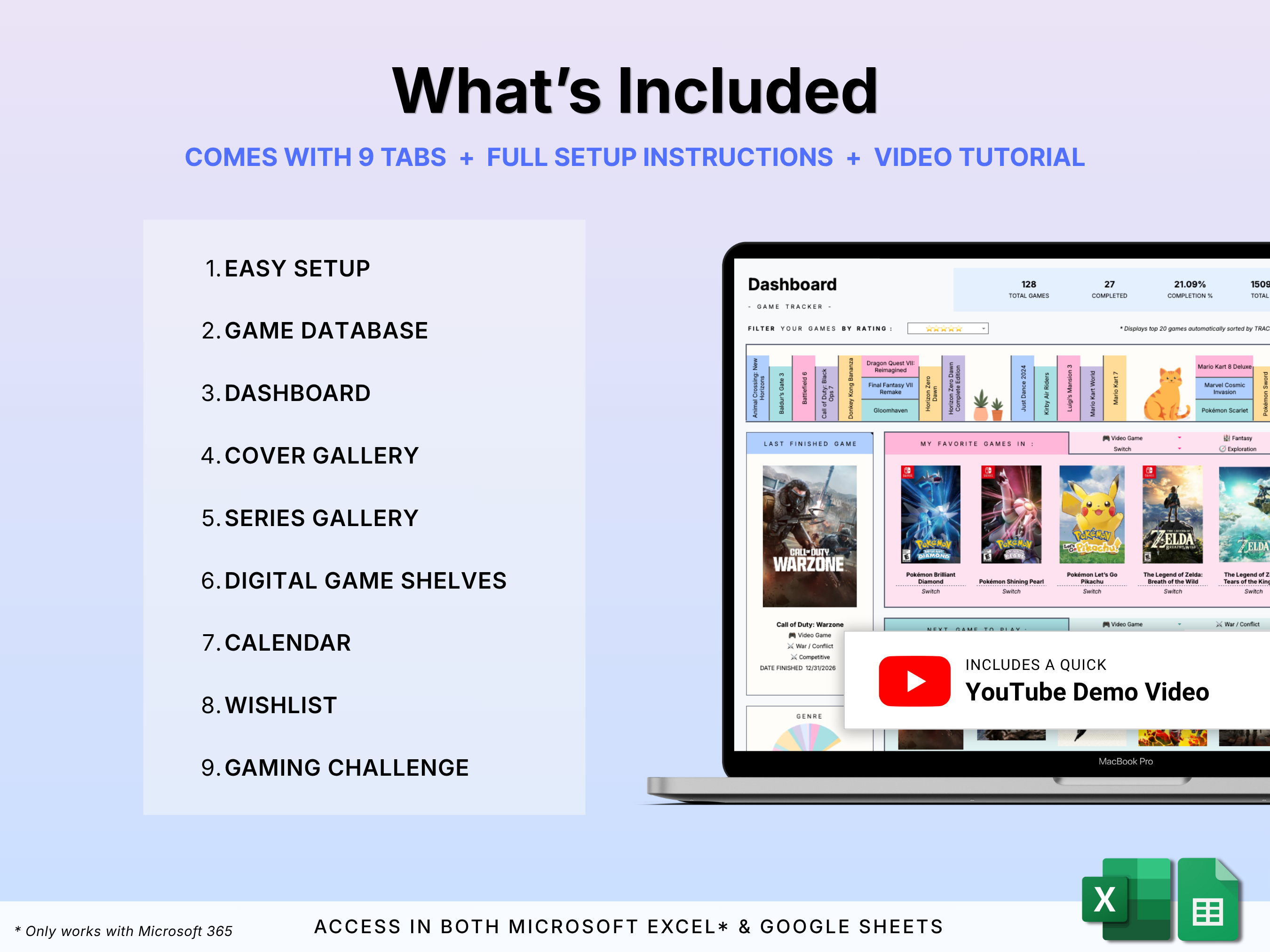 Gaming Tracker Video Games Library