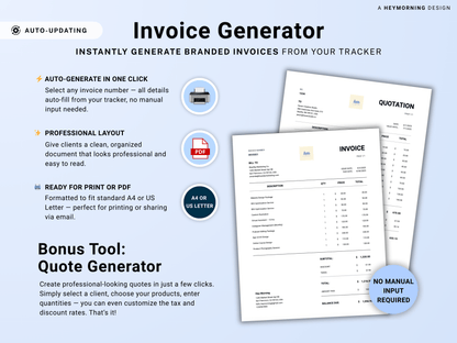 Invoice Tracker Invoice Generator
