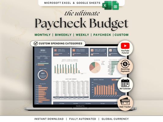 Paycheck Budget Spreadsheet