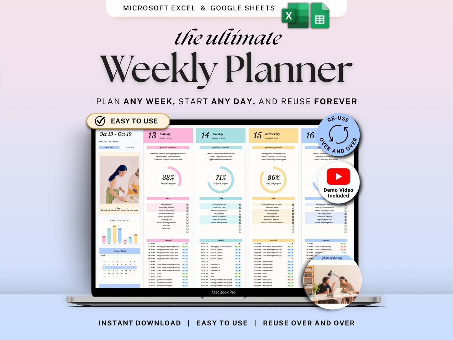 Daily & Weekly Planner