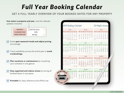 Airbnb Booking Calendar