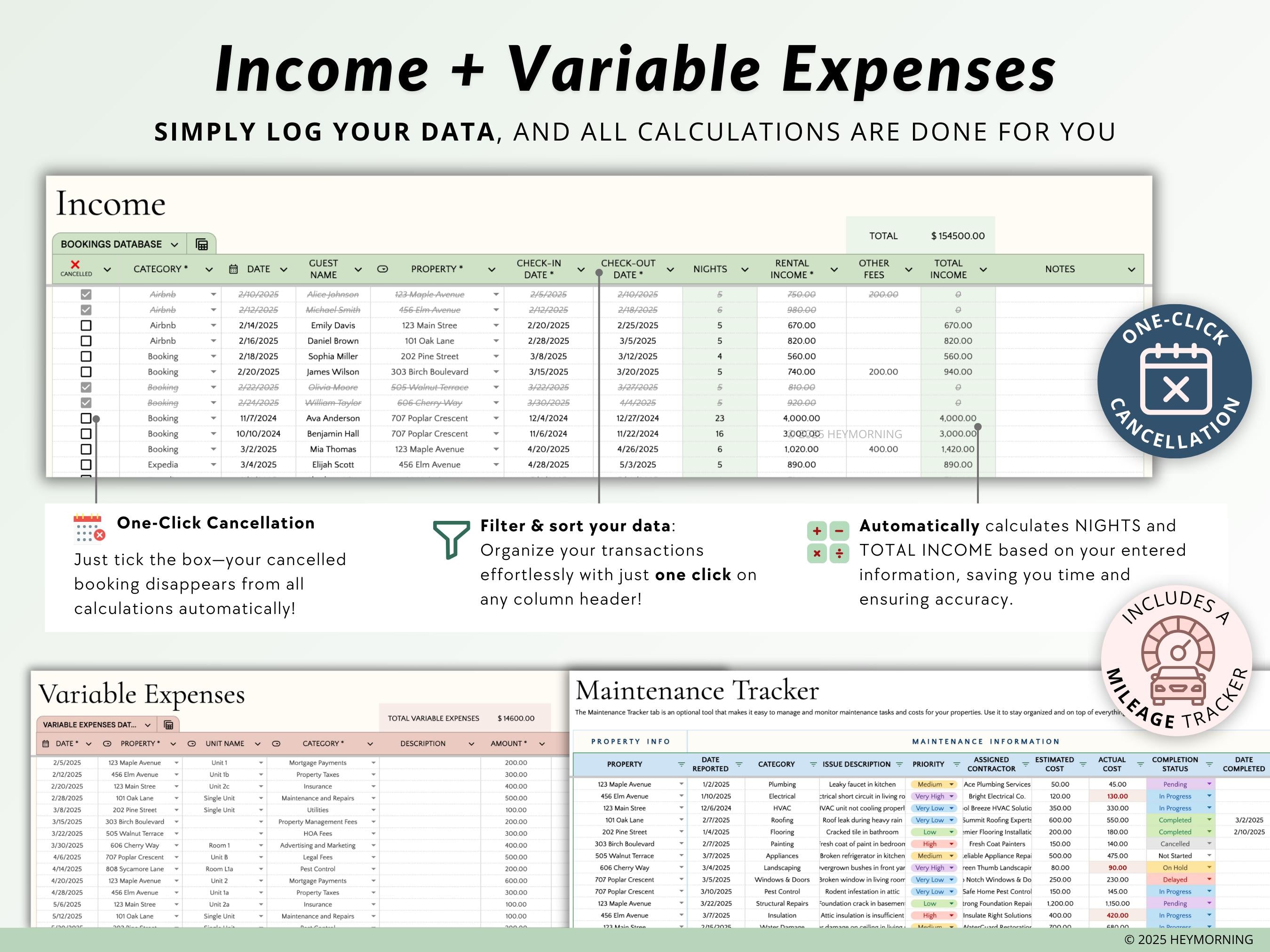 Ultimate Airbnb Tracker - Hey Morning