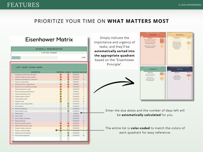 Eisenhower Matrix - Hey Morning