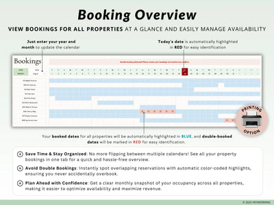 Airbnb Booking Calendar - Hey Morning