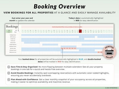 Airbnb Booking Calendar