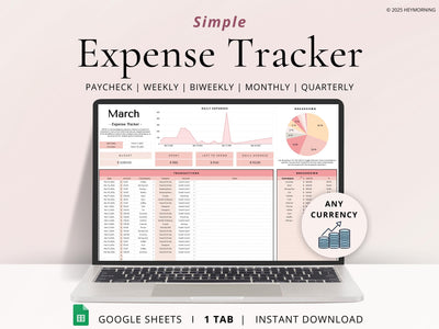 Simple Expense Tracker - Hey Morning