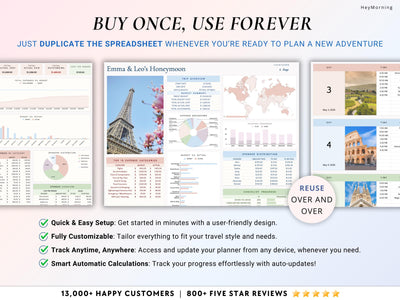 Honeymoon Planner - Hey Morning