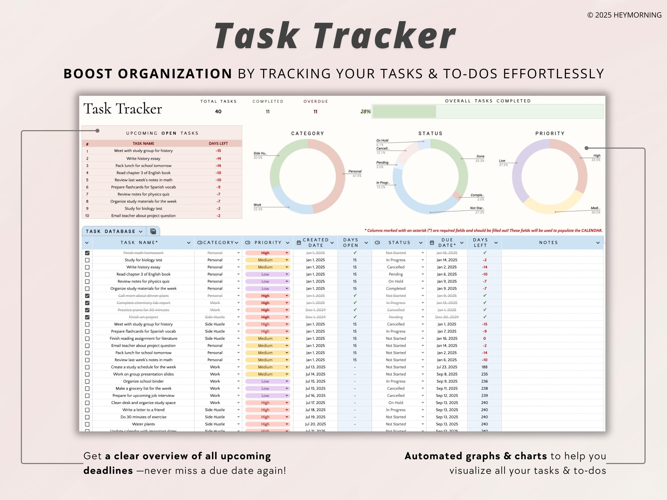 Simple Task Tracker - Hey Morning