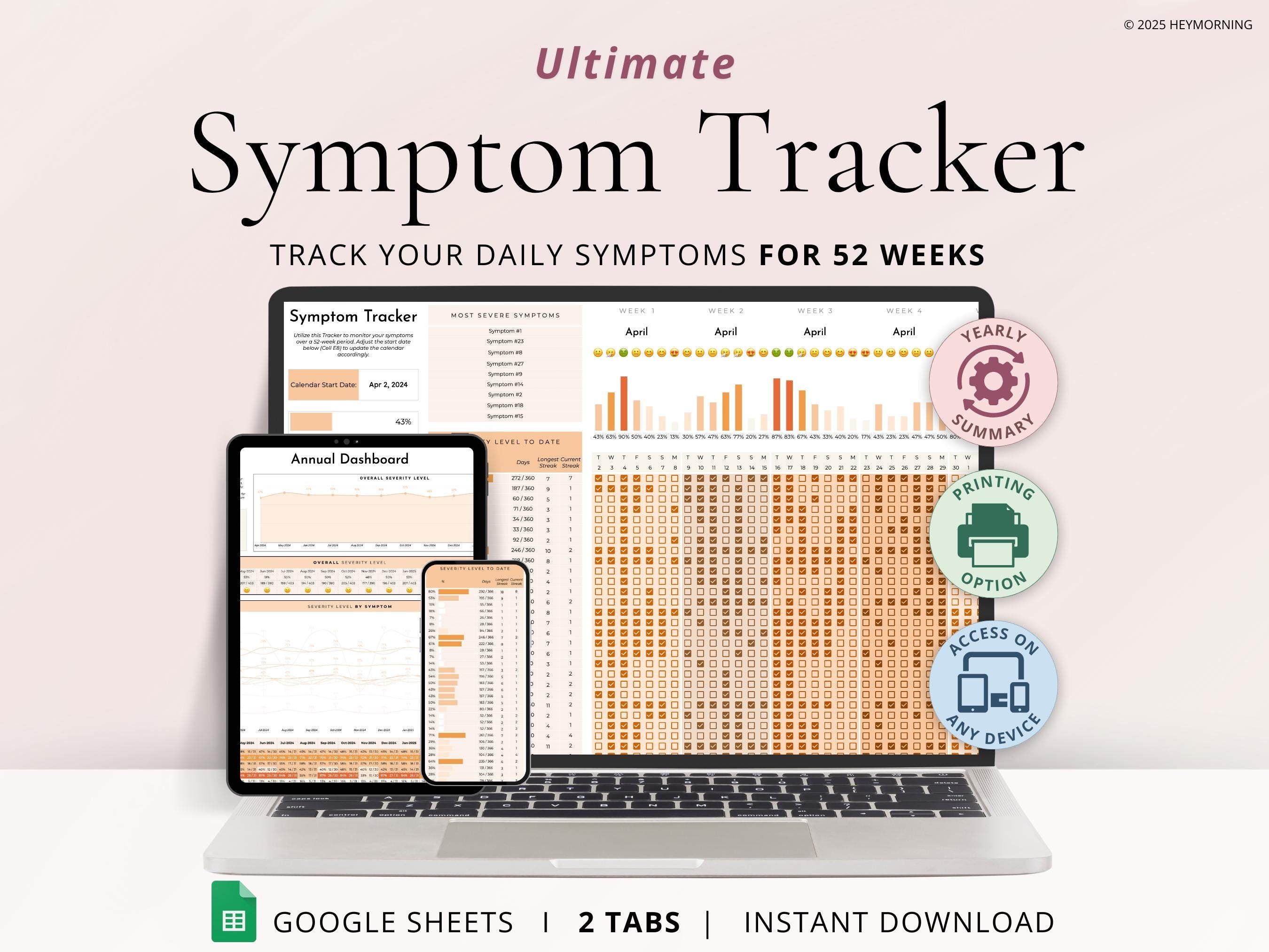 Symptom Tracker - Hey Morning