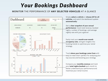 Car Rental Booking Calendar - Hey Morning