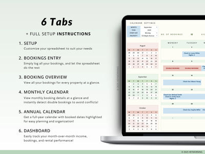 Airbnb Booking Calendar - Hey Morning