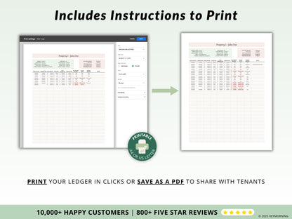 Automated Rent Payment Ledger