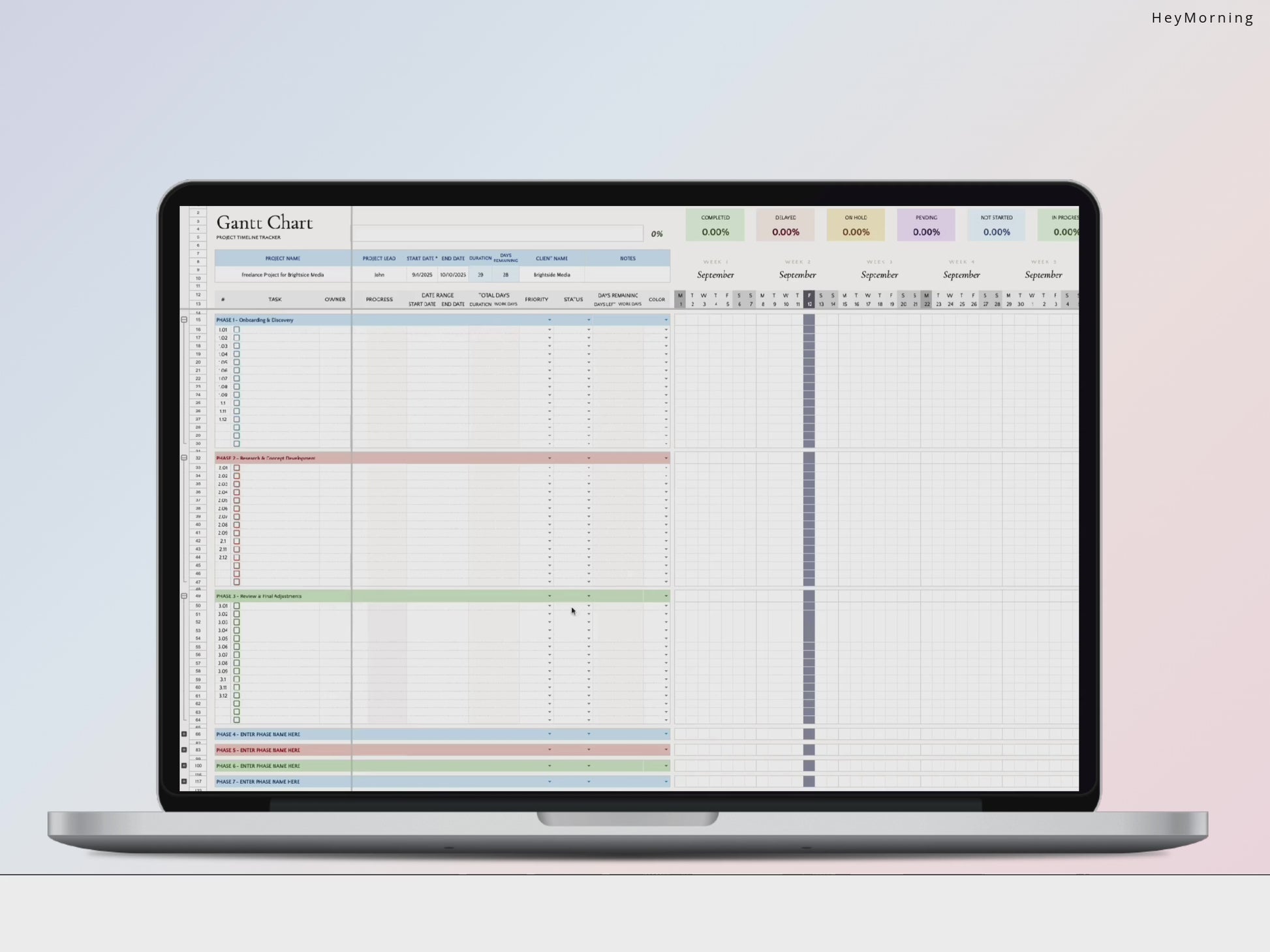 Gantt Chart