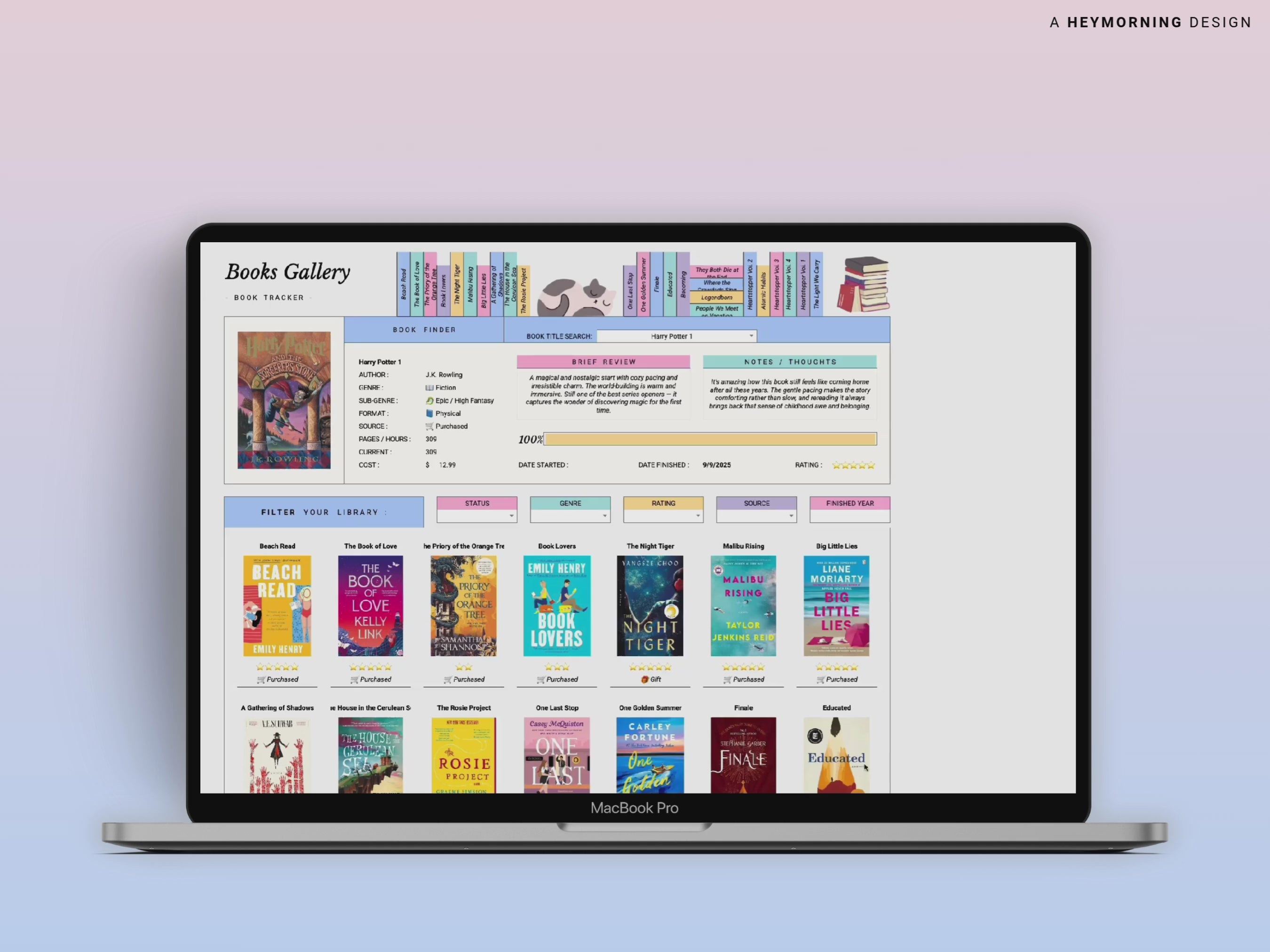 Load video: Ultimate Book Tracker