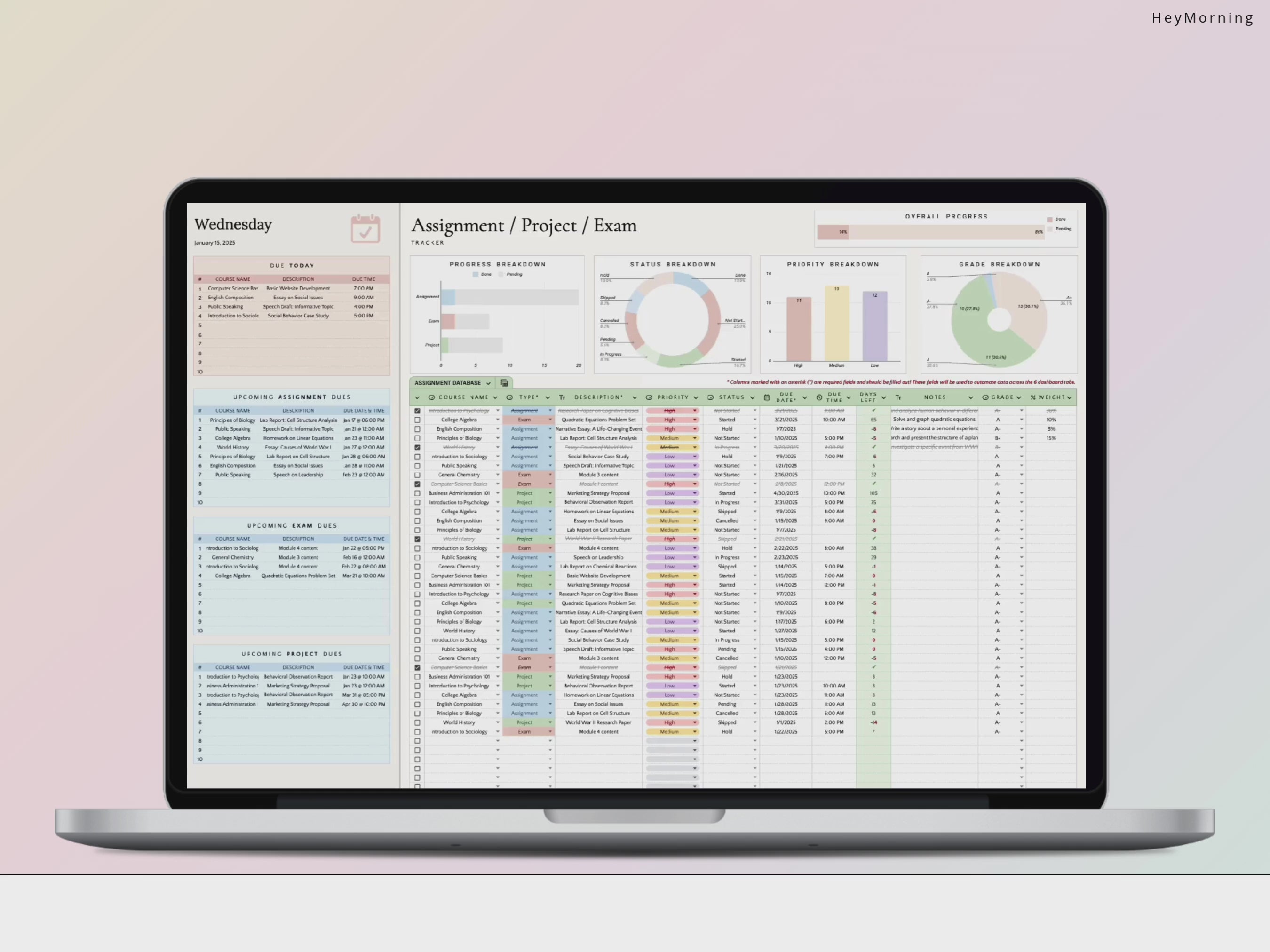Load video: Assignment Tracker