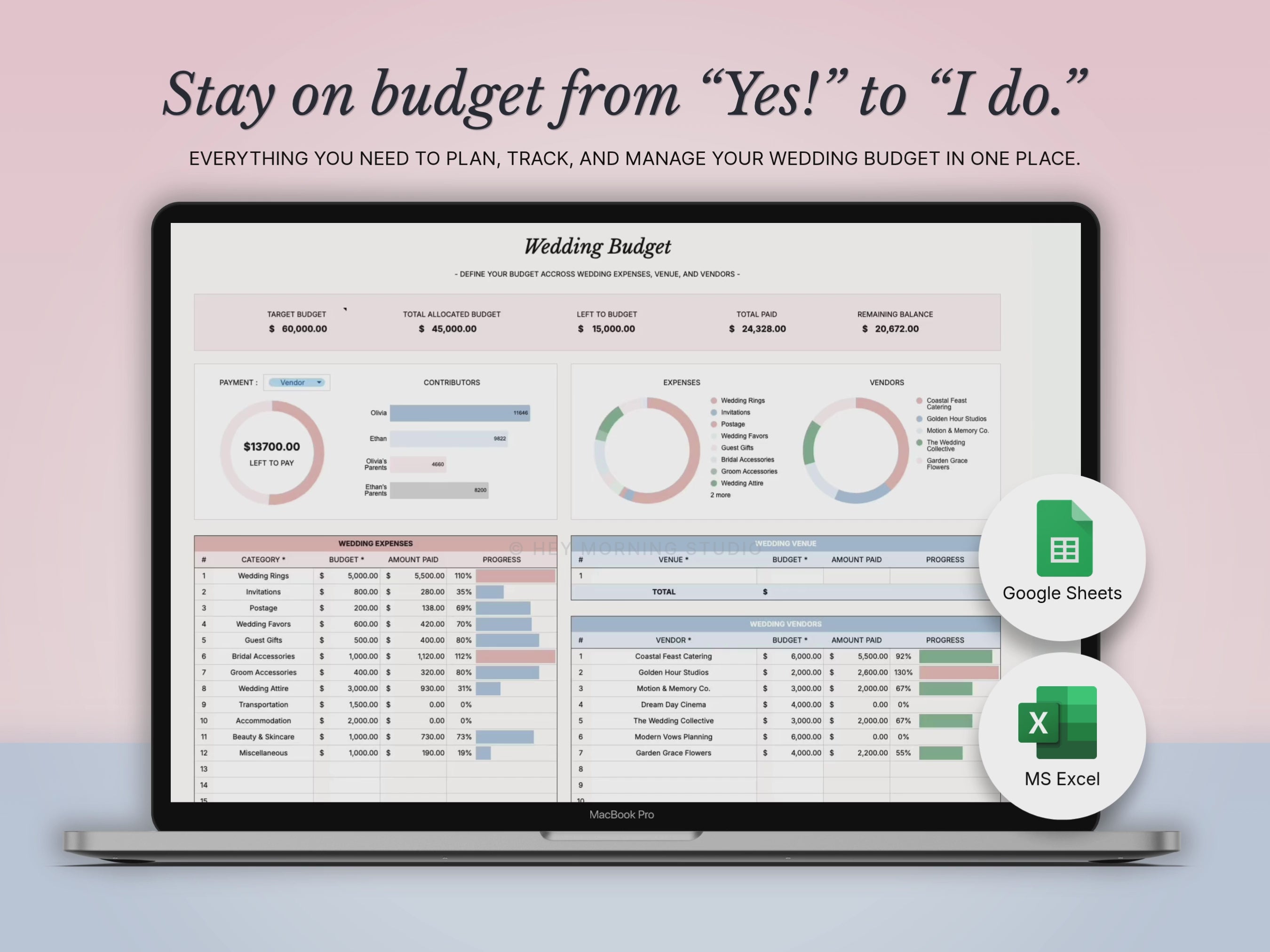 Load video: Wedding Budget Tracker