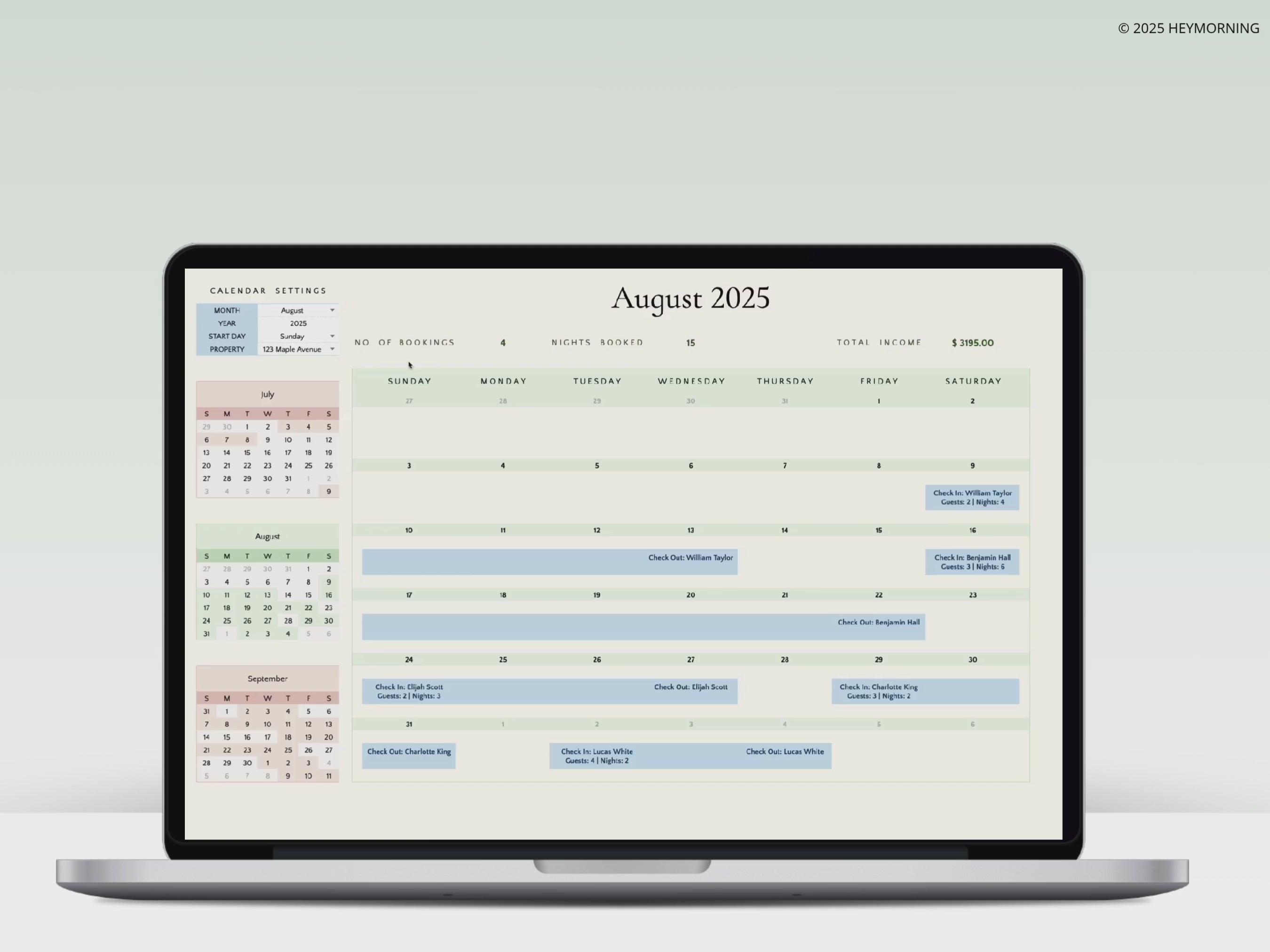 Load video: Airbnb Booking Calendar