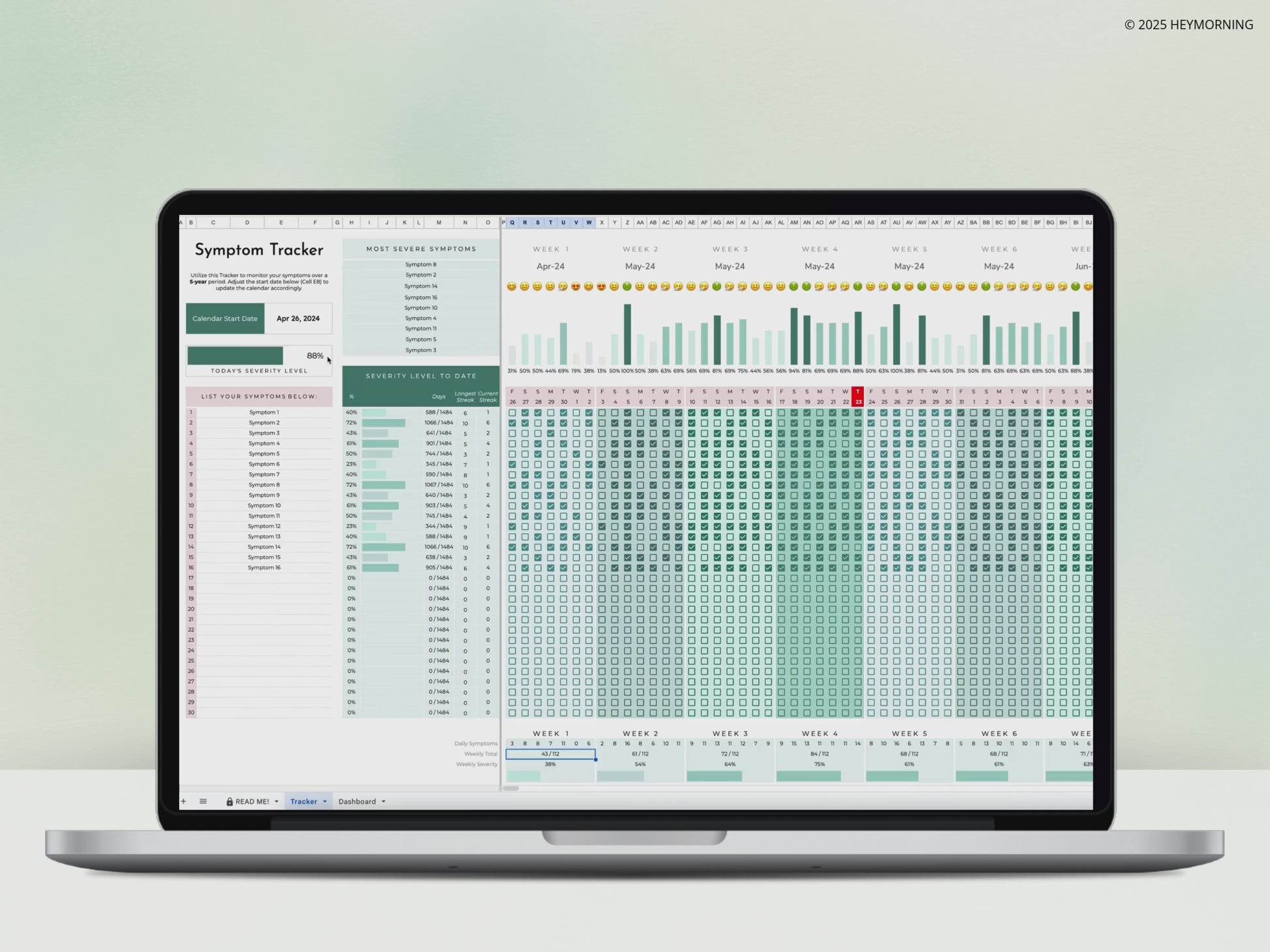Multi-Year Symptom Tracker