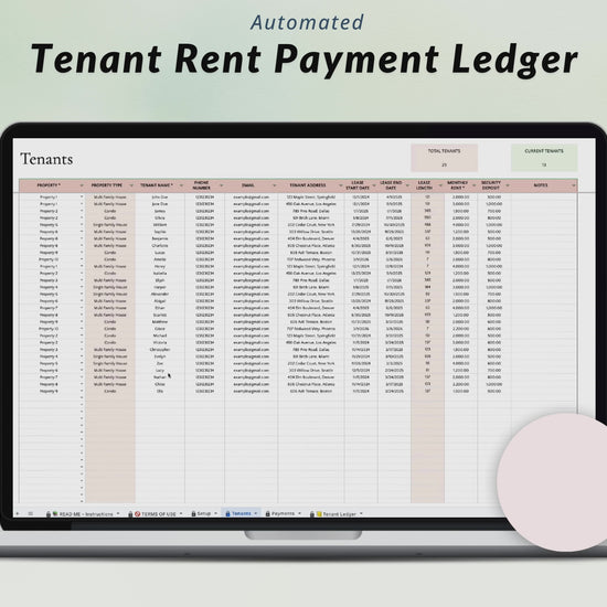 Automated Rent Payment Ledger