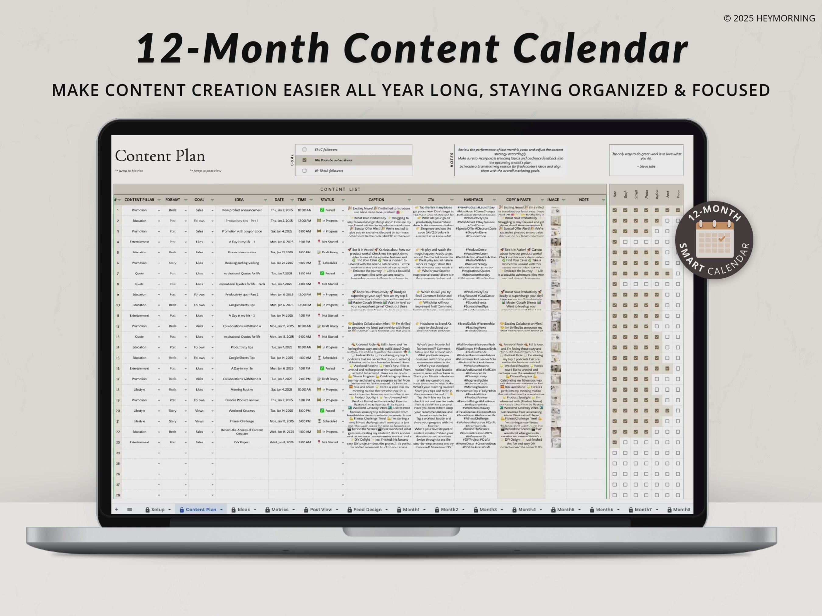 Load video: Ultimate Content Planner