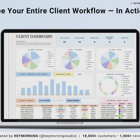 Client Tracker Small Business CRM