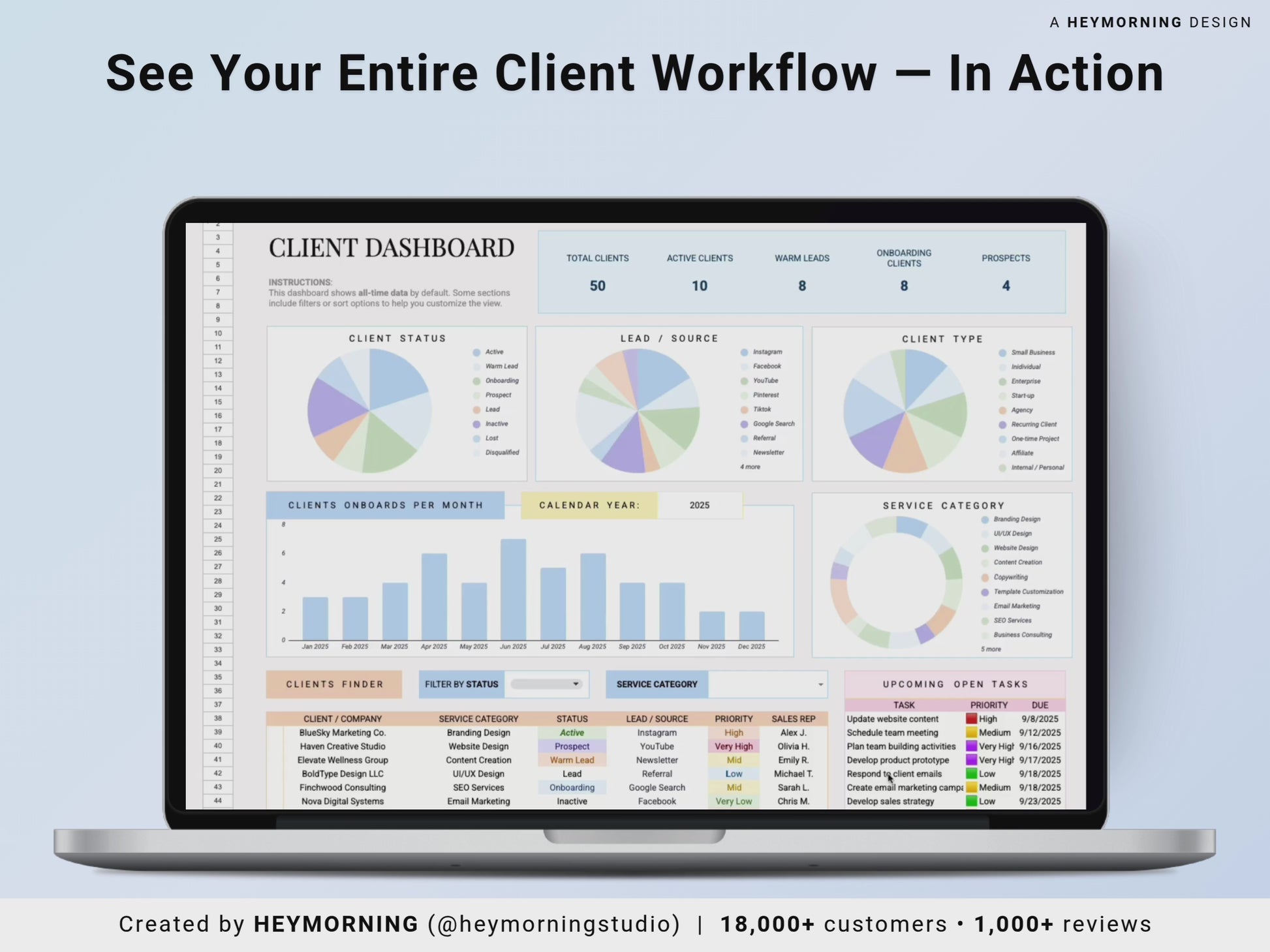 Client Tracker Small Business CRM