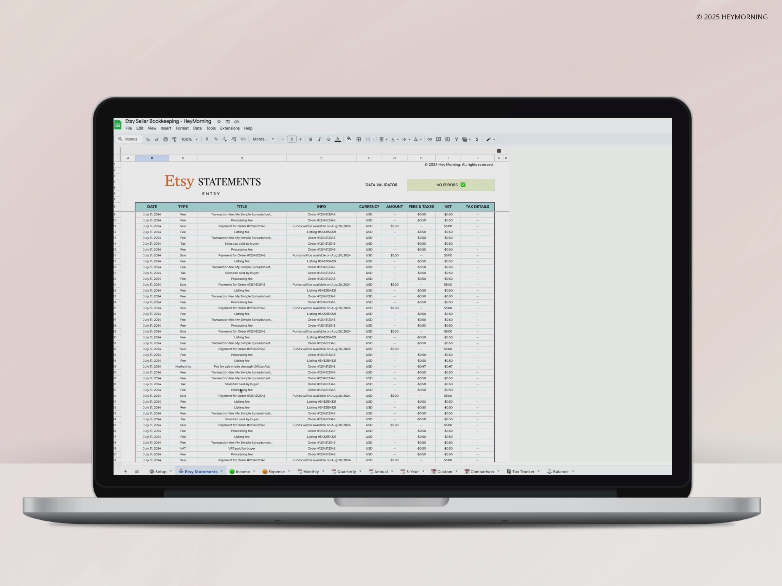 Load video: Etsy Seller Bookkeeping