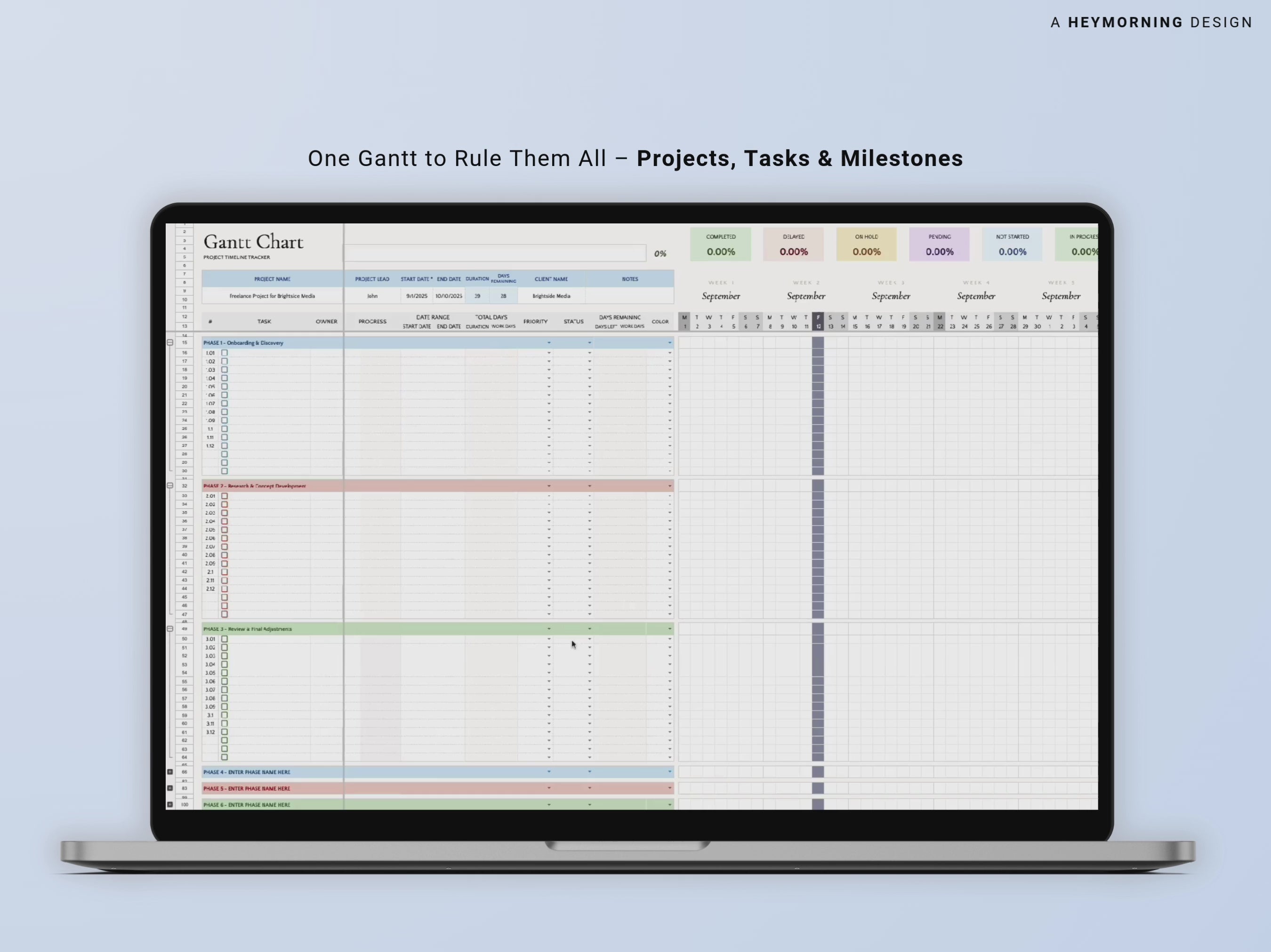 Load video: Gantt Chart