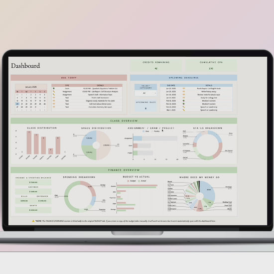 All-in-One Student Planner