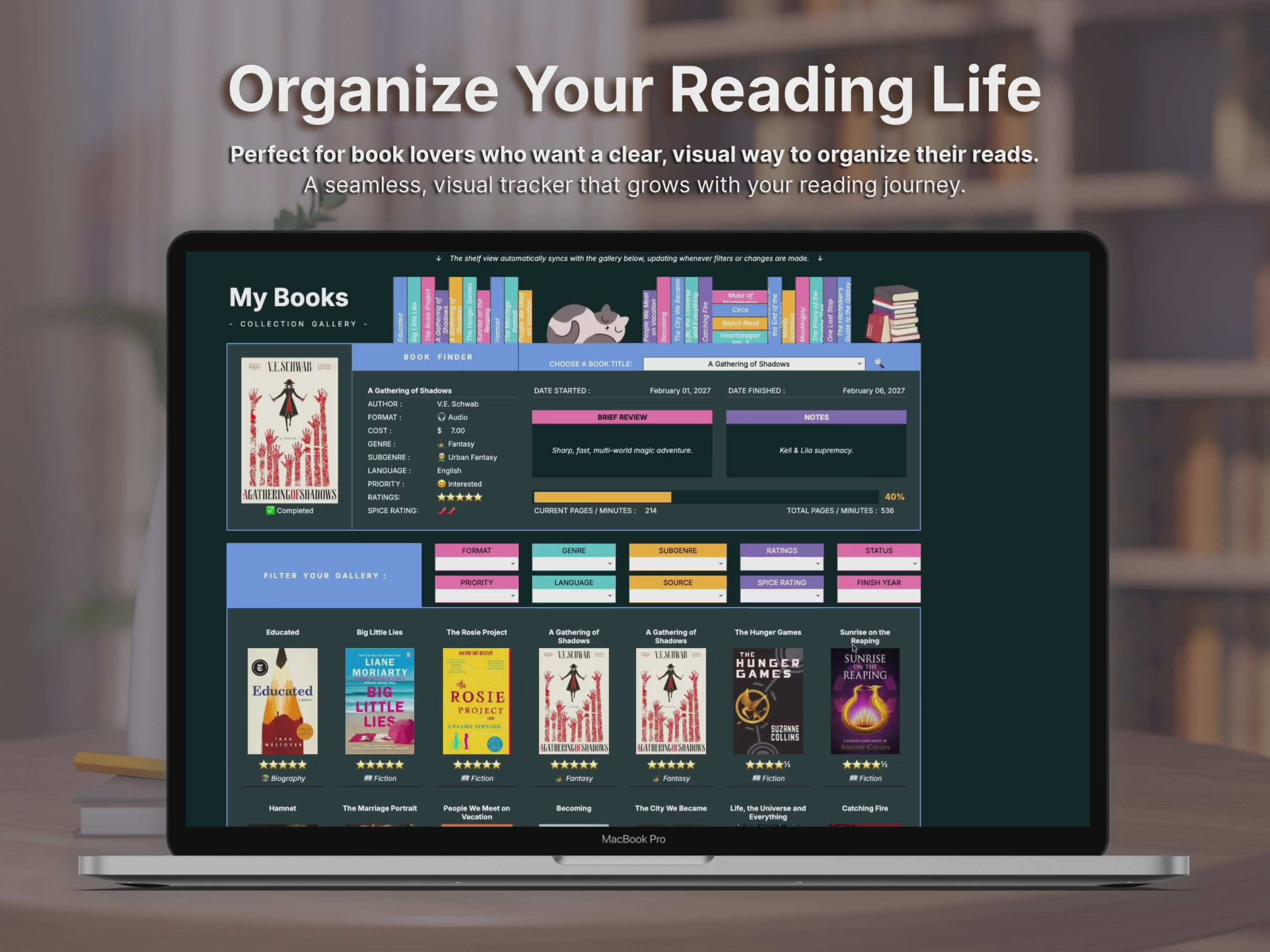 Load video: Ultimate Book Tracker