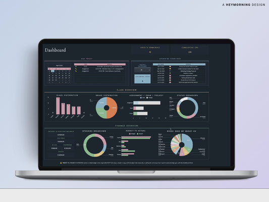 All-in-One Student Planner - Dark